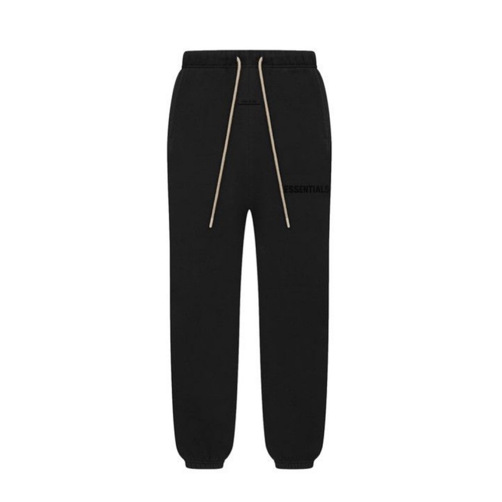 NEW with tags in bag Essentials Jet Black Jogger Pants AUTHENTIC
